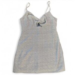 A&F Light Blue Floral Mini Dress